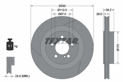 Remschijf 92151605
