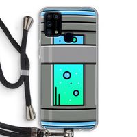 Chug Bottle: Samsung Galaxy M31 Transparant Hoesje met koord