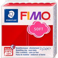 FIMO® soft, kerstrood, 57 gr/ 1 doos