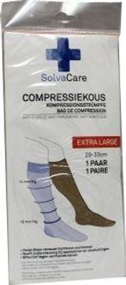 Compressiekous beige XL 29 - 33 cm