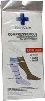 Compressiekous beige XL 29 - 33 cm Compressiekous beige XL 29 - 33 cm
