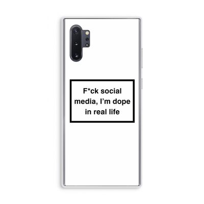 I'm dope: Samsung Galaxy Note 10 Plus Transparant Hoesje