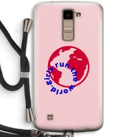 Run The World: LG K10 (2016) Transparant Hoesje met koord