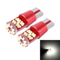2 PCS T10 5W 27 SMD-3014 LEDs Car Clearance Light Lamp DC 12V(White Light)