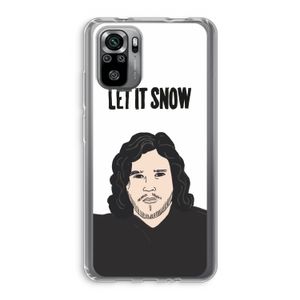 Let It Snow: Xiaomi Redmi Note 10S Transparant Hoesje