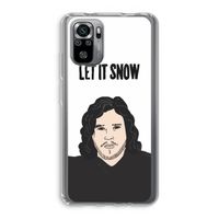 Let It Snow: Xiaomi Redmi Note 10S Transparant Hoesje