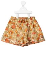 ZIMMERMANN Kids short Andie à fleurs - Vert - thumbnail