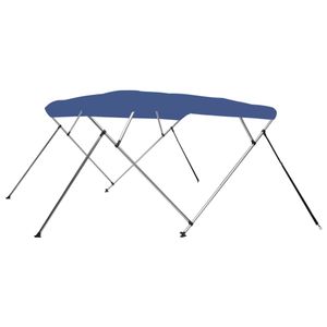 VidaXL Biminitop 4-boogs 243x196x137 cm blauw