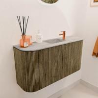 Toiletmeubel Mondiaz Joya Dlux | 83.2 cm | Meubelkleur Dusk | Faye wastafel Glace Wasbak Midden | 1 kraangat Toiletmeubel Mondiaz Joya Dlux | 83.2 cm | Meubelkleur Dusk | Faye wastafel Glace Wasbak Midden | 1 kraangat