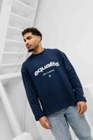 Equalité Celeste Longsleeve T-Shirt Heren Donkerblauw - Maat S - Kleur: Donkerblauw | Soccerfanshop