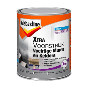 alabastine xtra voorstrijk vochtige muren en kelders 2.5 ltr