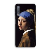 The Pearl Earring: Samsung Galaxy A7 (2018) Transparant Hoesje