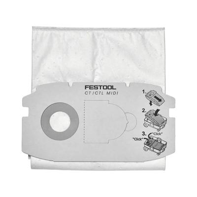 Festool SC FIS-CT MIDI/5 SELFCLEAN Filterzak voor CTL MIDI tot 2018 VE=5 - 498411