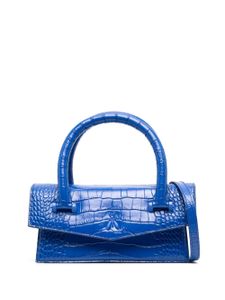 Patrizia Pepe sac Fly Bamby à effet peau de crocodile - Bleu