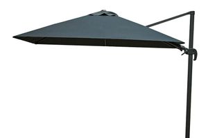 Zweefparasol 300 x 300 cm Shadow - Antraciet/Faded Black - Fonteyn Collectie