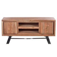 TV-meubel Louis - acaciahout - 130x60x40 cm - Leen Bakker - thumbnail