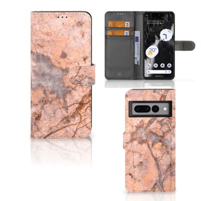 Google Pixel 7 Pro | Bookcase | Marmer Oranje