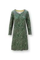 Pip Studio Pip Studio Danai Long Sleeve Nightdress Daisy Dreams Green XXL