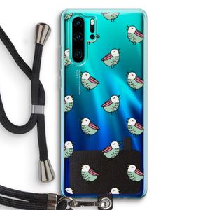 Vogeltjes: Huawei P30 Pro Transparant Hoesje met koord
