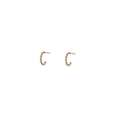 Go Dutch Label Open Creolen Bolletjes Goud