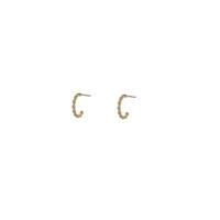Go Dutch Label Open Creolen Bolletjes Goud