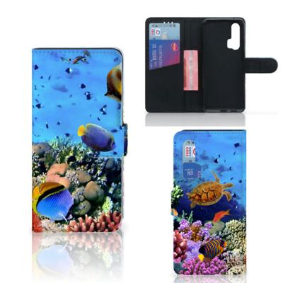 Honor 20 Pro | Telefoonhoesje | Met pasjeshouder | Vissen