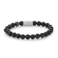 Rebel & Rose Armband 8mm Black Velvet L - thumbnail