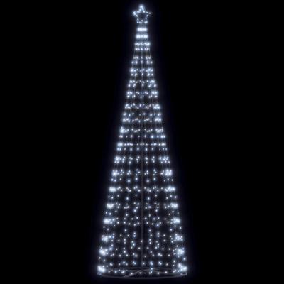 LED-kerstboom 550 LEDs koud wit 304 cm