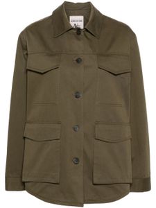 Semicouture veste d'inspiration militaire en coton - Vert