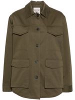 Semicouture veste d'inspiration militaire en coton - Vert