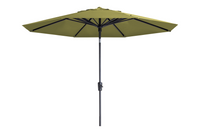Madison Paros 2 luxe stokparasol - 300 cm. - Sage green Madison Paros 2 luxe stokparasol - 300 cm. - Sage green