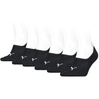 Puma Footies High Cut 6-pack Unisex Zwart-43/46