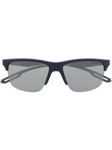 Emporio Armani lunettes de soleil à monture oversize - Gris