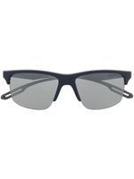 Emporio Armani lunettes de soleil à monture oversize - Gris