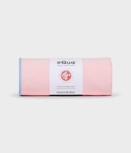 Manduka eQua Yogamat Handdoek - Coral (182 x 67 cm)