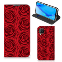 Huawei P40 Lite Smart Cover Red Roses - thumbnail