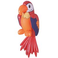 Opblaas papegaai 60 cm   - - thumbnail