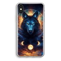 Wolf Dreamcatcher: iPhone XS Transparant Hoesje