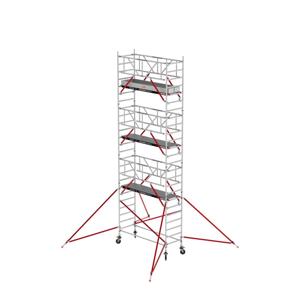 Altrex RS TOWER 51 PLUS rolsteiger | 8.20 m | 0.90 m | 2.45 m houten platform | Safe-Quick + schoren - TX511037