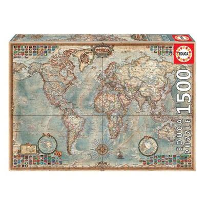 Puzzel The World Educa 16005