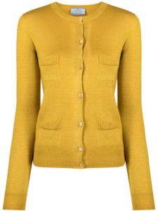 Prada Pre-Owned cardigan en cachemire mélangés - Jaune