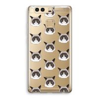 It's a Purrr Case: Huawei P9 Transparant Hoesje