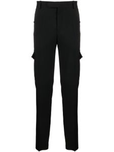 Alexander McQueen pantalon fuselé à poches cargo - Noir