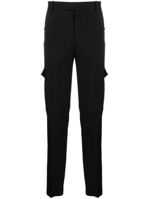 Alexander McQueen pantalon fuselé à poches cargo - Noir