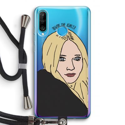 Ashley: Huawei P30 Lite Transparant Hoesje met koord