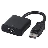 Gembird A-DPM-HDMIF-002 video kabel adapter 0,1 m DisplayPort HDMI Type A (Standaard) Zwart - thumbnail