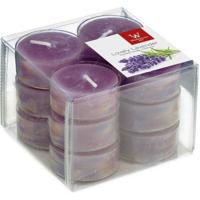 Geurtheelichtjes/waxinelichtjes - 12x - lavendel geur - 4 branduren Geurtheelichtjes/waxinelichtjes - 12x - lavendel geur - 4 branduren