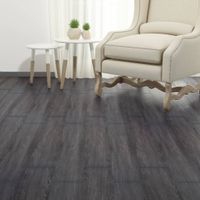 VidaXL Vloerplanken zelfklevend 5,21 m² 2 mm pvc zwart en wit - thumbnail