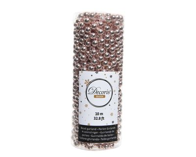 Kraalketting plc l1h1000 cm poederroze kerstboomversiering kerst Decoris - Decoris Kraalketting plc l1h1000 cm poederroze kerstboomversiering kerst Decoris - Decoris