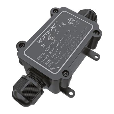 Lasdoos IP68 Waterdicht - 126x62x39mm - 2 ingangen - voor 2 en 3 aderige kabels (4-11mm) Lasdoos IP68 Waterdicht - 126x62x39mm - 2 ingangen - voor 2 en 3 aderige kabels (4-11mm)